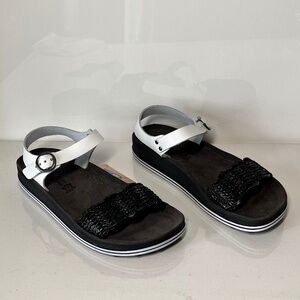 Fantasy Sandals Molly Ankle Strap Wedge Sandals